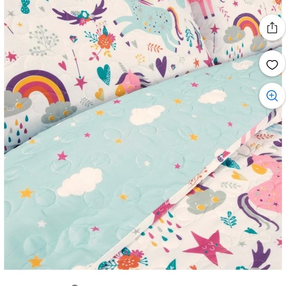 Unicorn Lush Decor Full/Queen - Picture 1 of 8